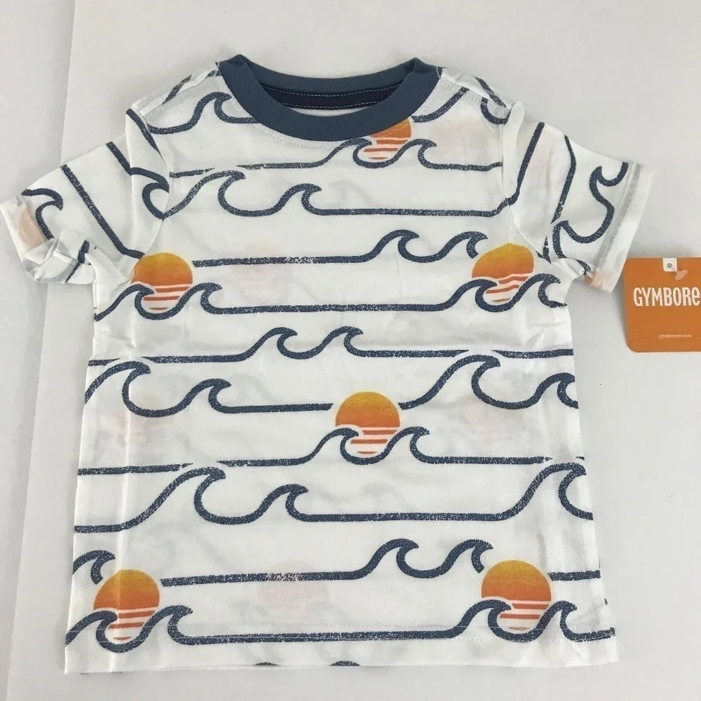 Gymboree Wave Tee Shirt NWT‎